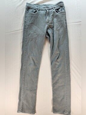 Faherty Slim Skinny Gray Denim Jeans Stretch 5-Pocket Men's Size 30x32